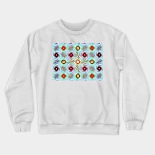 abstract decorative buttons Crewneck Sweatshirt